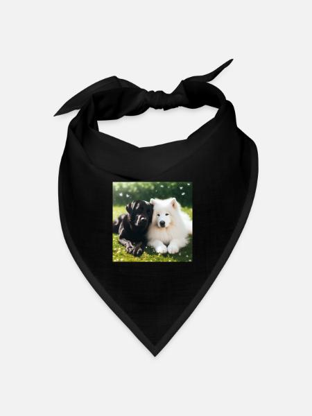 OIG1-KARTON - Bandana Dreieckstuch - Schwarz