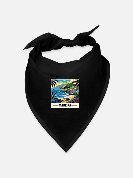 Madeira - Bandana Dreieckstuch - Schwarz