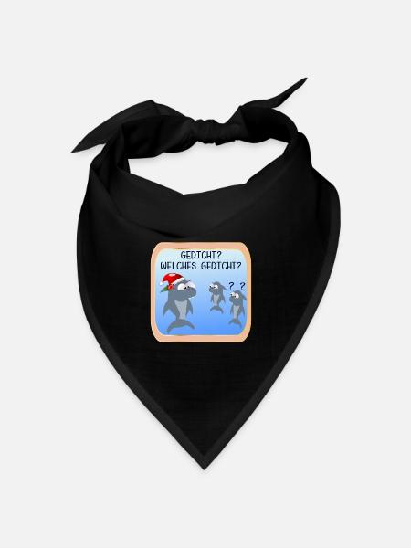WEIHNACHTEN TRADITION - Bandana Dreieckstuch - Schwarz