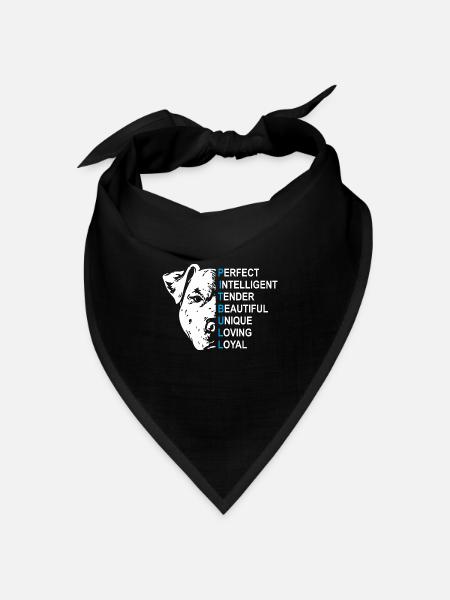 Pitbull - Bandana Dreieckstuch - Schwarz