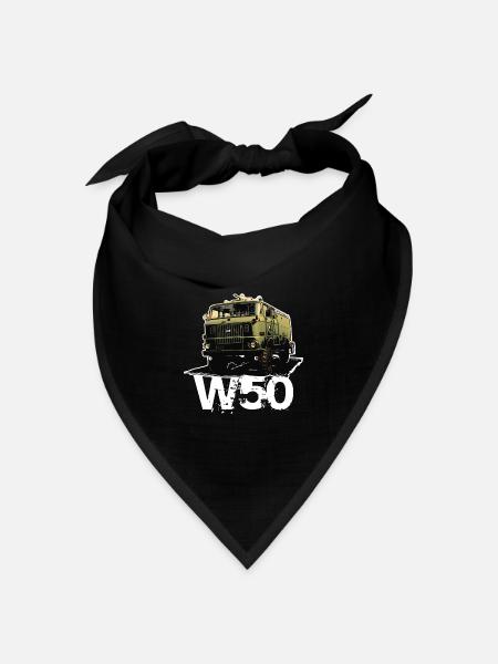 W50 LKW NVA Truck - Bandana Dreieckstuch - Schwarz