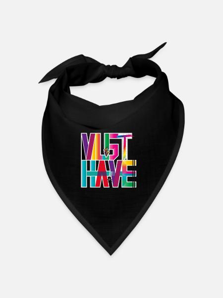 Must-Have - Bandana Dreieckstuch - Schwarz