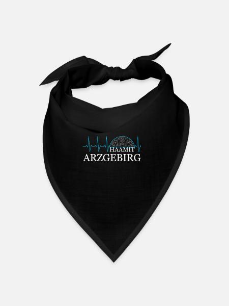Haamit Arzgebirg - Bandana Dreieckstuch - Schwarz