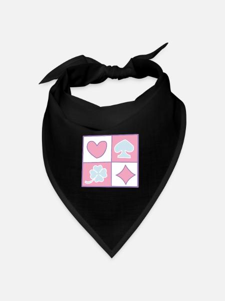 Checkerboard von helfspawn - Bandana Dreieckstuch - Schwarz