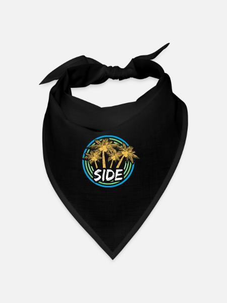 Side - Bandana Dreieckstuch - Schwarz