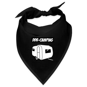 DDR-Camping QEK Junior - Bandana Dreieckstuch - Schwarz - Vorne