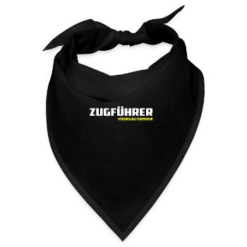 Zugführer Freiwillige Feuerwehr - Bandana Dreieckstuch - Schwarz - Vorne