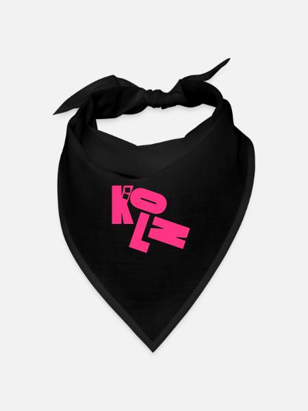 Köln - Bandana Dreieckstuch - Schwarz