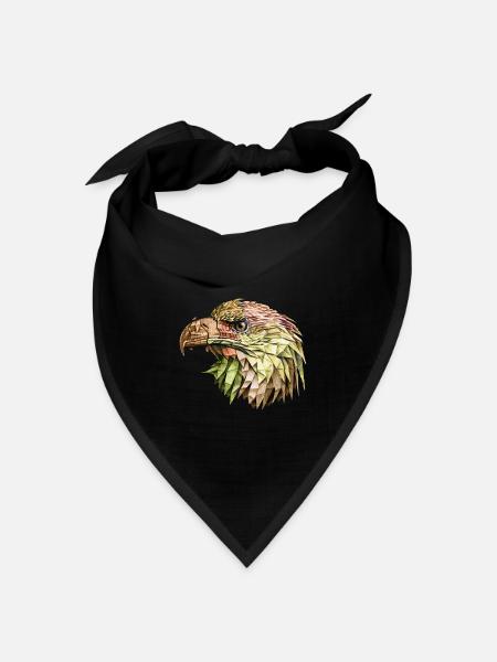 Adler Adler - Bandana Dreieckstuch - Schwarz