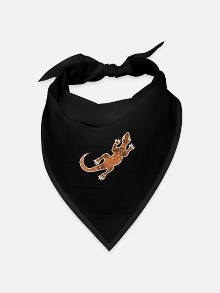 Waran - Bandana Dreieckstuch - Schwarz