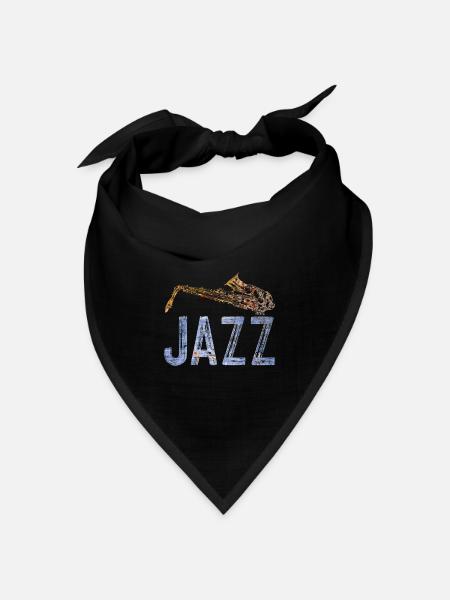 Jazz - Bandana Dreieckstuch - Schwarz