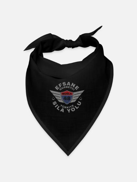 Muğla - Bandana Dreieckstuch - Schwarz