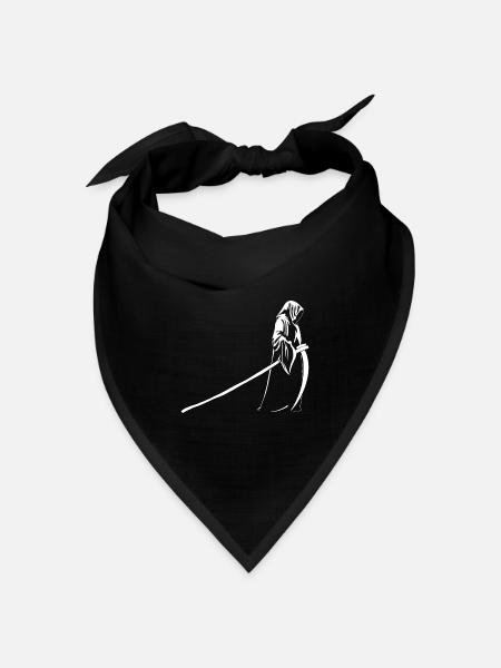 sensenmann - Bandana Dreieckstuch - Schwarz