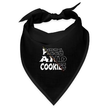 humor chef funny tshirts bake bakery teach awesome - Bandana Dreieckstuch - Schwarz - Vorne