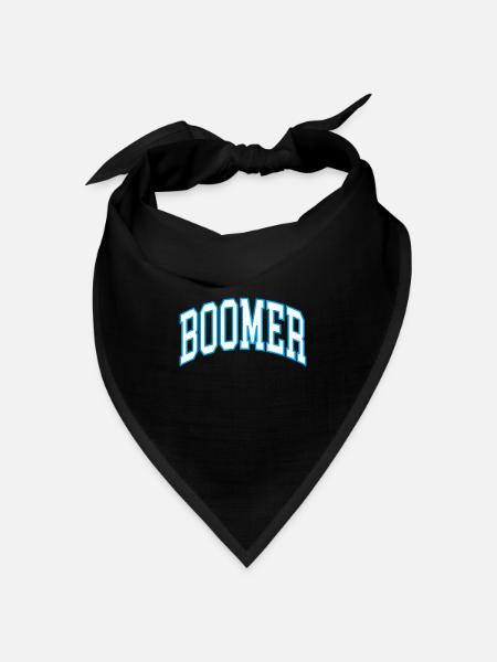 Boomer - Bandana Dreieckstuch - Schwarz