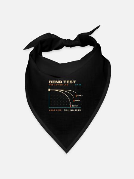 Biegetest - Bandana Dreieckstuch - Schwarz
