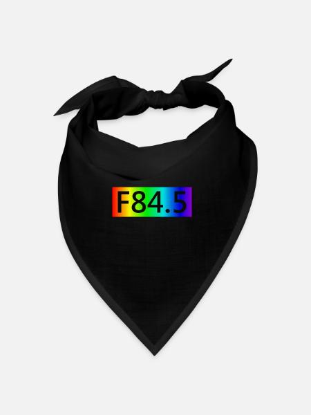 F84.5 - Spektrum - Bandana Dreieckstuch - Schwarz