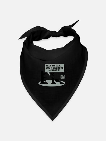 chainsawdummy - Bandana Dreieckstuch - Schwarz