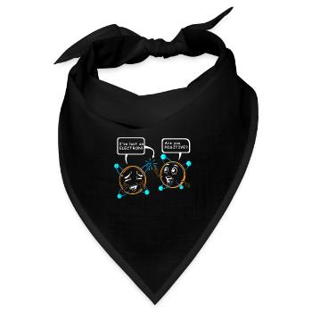 Wissenschaft - Bandana Dreieckstuch - Schwarz - Vorne