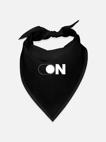 ON - Bandana Dreieckstuch - Schwarz