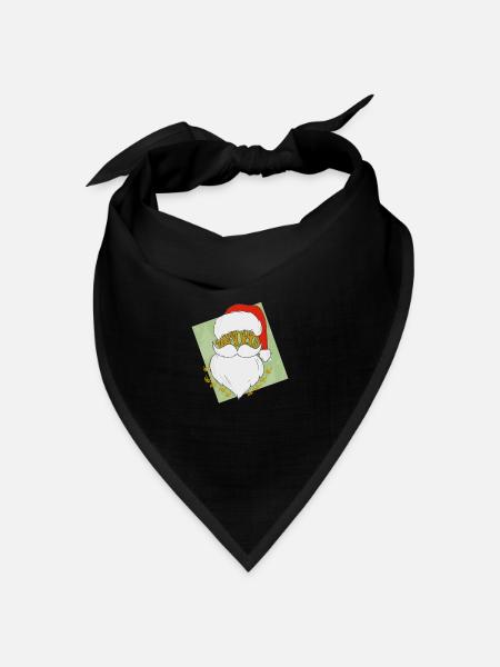 Nicholas HohoHO! - Bandana Dreieckstuch - Schwarz