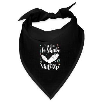 Cocktail Mixer Bar Mixer Pina Colada - Bandana Dreieckstuch - Schwarz - Vorne