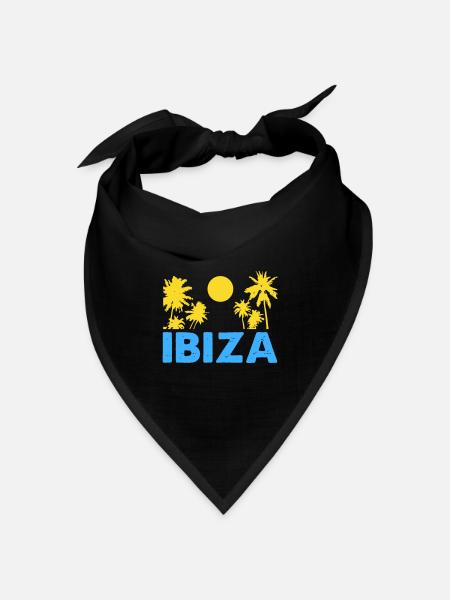 ibiza - Bandana Dreieckstuch - Schwarz