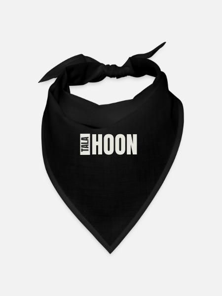 Talahoon Sign bright - Bandana Dreieckstuch - Schwarz