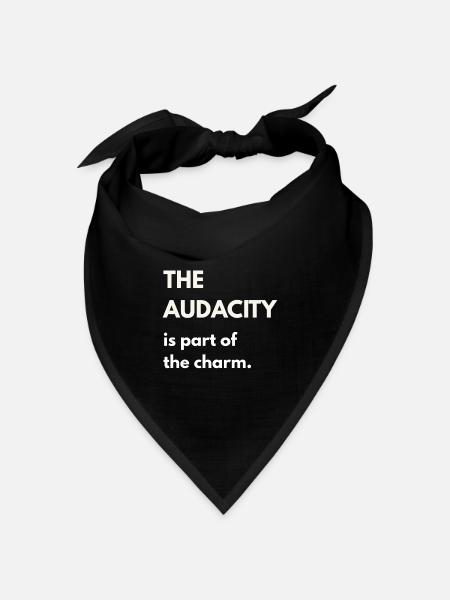 THE_AUDACITY - Bandana Dreieckstuch - Schwarz