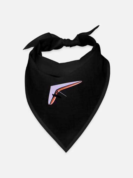Hängegleiter - Bandana Dreieckstuch - Schwarz