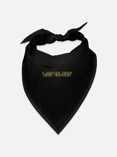 I Have The High Ground - Bandana Dreieckstuch - Schwarz