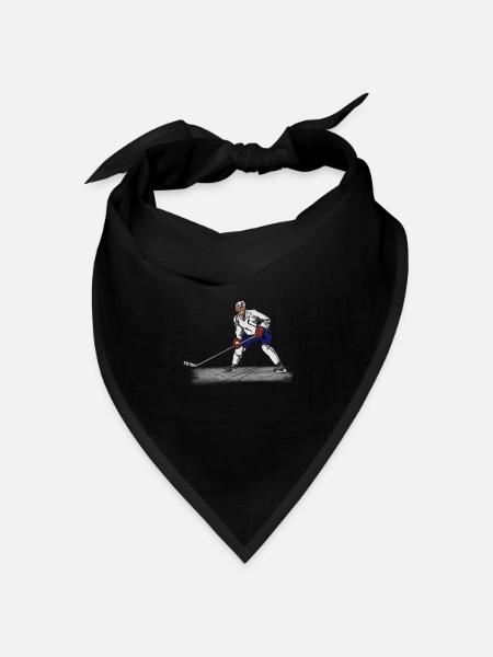 Hockey - Bandana Dreieckstuch - Schwarz
