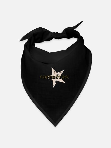 SUPERSTAR - Bandana Dreieckstuch - Schwarz