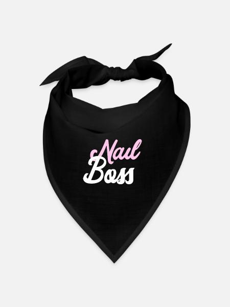 Nail Boss - Nageldesign - Bandana Dreieckstuch - Schwarz