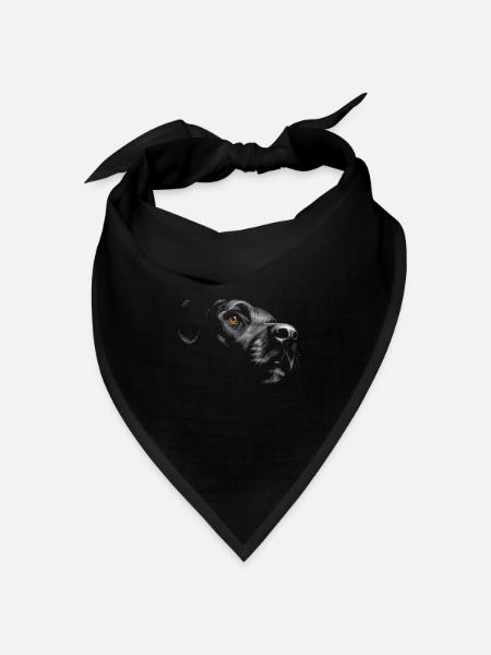 Labrador - Bandana Dreieckstuch - Schwarz