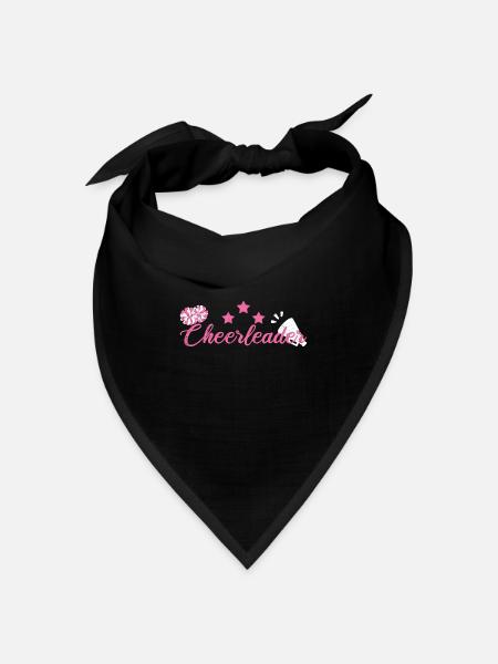 Cheerleader - Bandana Dreieckstuch - Schwarz