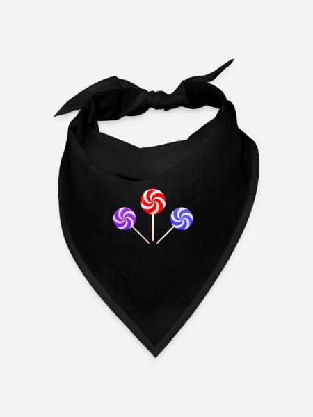 Lutscher - Bandana Dreieckstuch - Schwarz