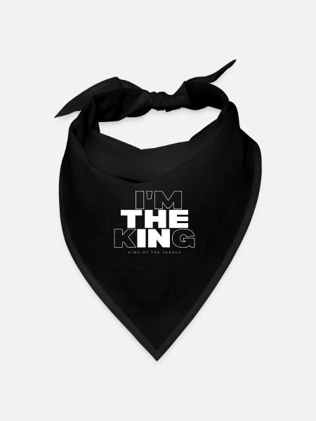 I Am the King - Bandana Dreieckstuch - Schwarz