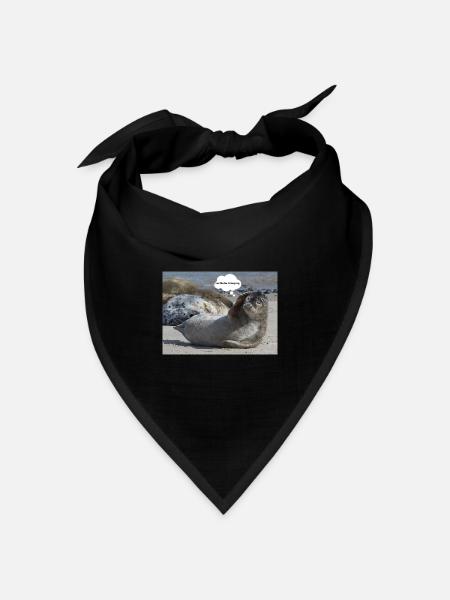Robbe - Bandana Dreieckstuch - Schwarz