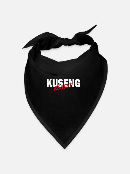 KUSENG - Bandana Dreieckstuch - Schwarz