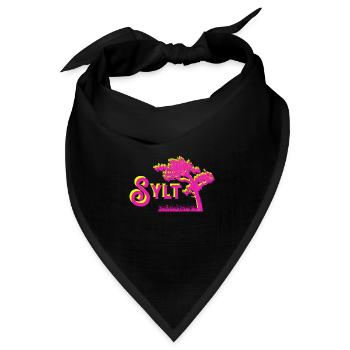 Sylt - Bandana Dreieckstuch - Schwarz - Vorne