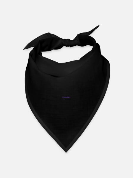 Knotenkönigin - Bandana Dreieckstuch - Schwarz