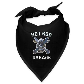 Hot Rod - Bandana Dreieckstuch - Schwarz - Vorne