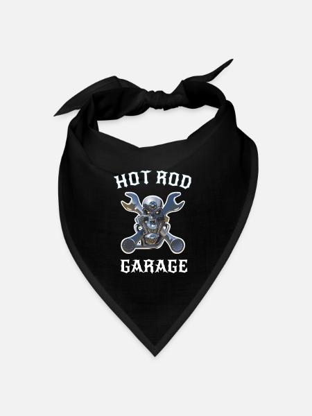 Hot Rod - Bandana Dreieckstuch - Schwarz