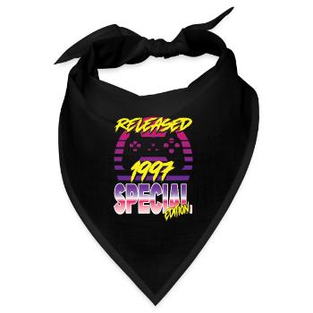 Released 1997 Special Edition - Bandana Dreieckstuch - Schwarz - Vorne