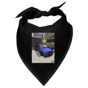 AstraCaravan - Bandana Dreieckstuch - Schwarz - Vorne