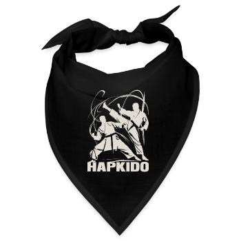 Hapkido – Die Kunst der Selbstverteidigung - Bandana Dreieckstuch - Schwarz - Vorne