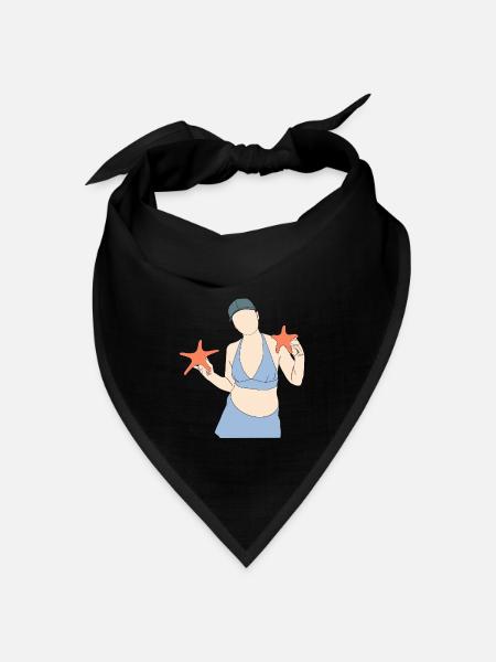 Seestar - Bandana Dreieckstuch - Schwarz