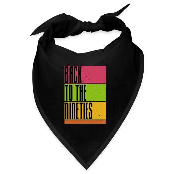 Back to the Nineties - Music - Musik - Bandana Dreieckstuch - Schwarz - Vorne