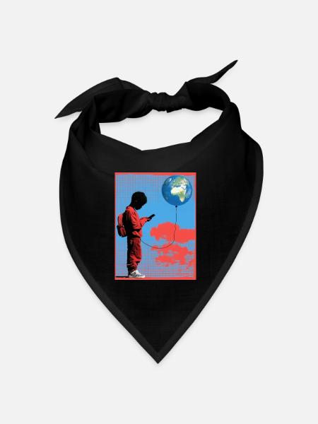THE WORLD WE LEFT BEHIND - Bandana Dreieckstuch - Schwarz